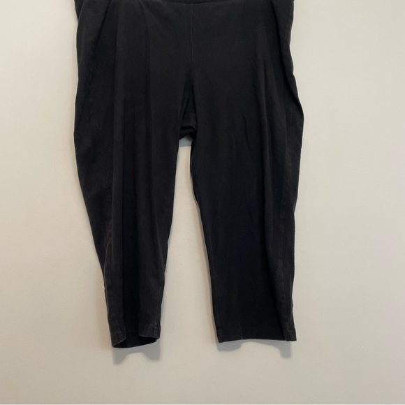 TORRID 3 Plus Size Capri Leggings Black Pull On Elastic Waist Cotton Capris 3X - Picture 6 of 12